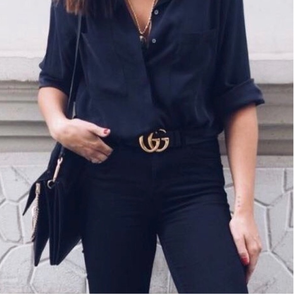 Gucci Accessories - Gucci GG Leather Belt